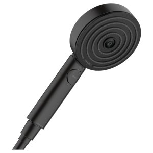 Hansgrohe Pulsify Select S 105 EcoSmart 3jet Relaxation Shower Head - Matt Black (24111670) - main image 1