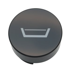 Hansgrohe push button bath symbol - large - black (92577610) - main image 1