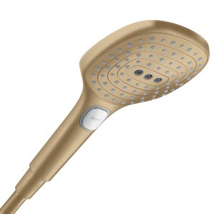hansgrohe Raindance Select E 120 3 Spray Shower Head - Brushed Bronze (26520140) - main image 1
