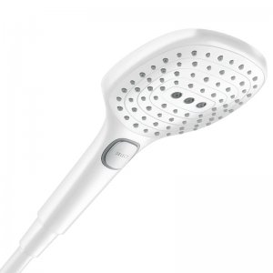 hansgrohe Raindance Select E 120 3 Spray Shower Head - Matt White (26520700) - main image 1