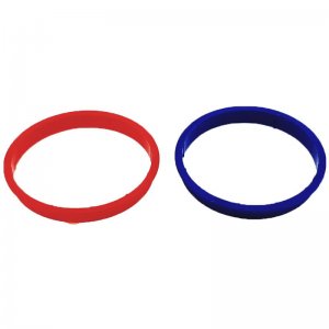 Hansgrohe set of colour rings - red/blue (96319000) - main image 1