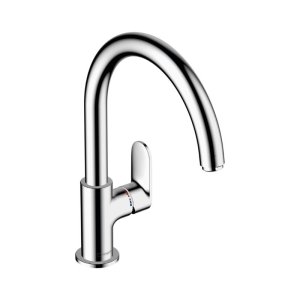 hansgrohe Vernis Blend M35 Single Lever Kitchen Mixer 210 with Swivel - Chrome (71870000) - main image 1