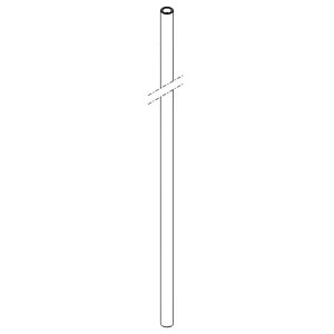 hansgrohe Vernis Rising Pipe 945mm - Matt Black (93770670) - main image 1