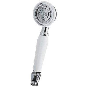 Hudson Reed Small Traditional Shower Head - White/Chrome (A3221) - main image 1