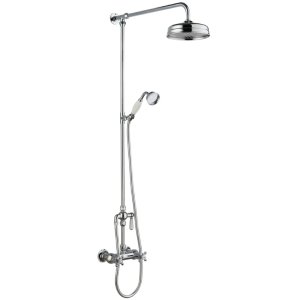 Hudson Reed Traditional Thermostatic Bar Mixer Shower - Chrome (A3117) - main image 1