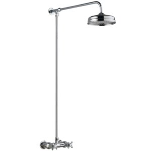 Hudson Reed Traditional Thermostatic Bar Mixer Shower - Chrome (A3118) - main image 1