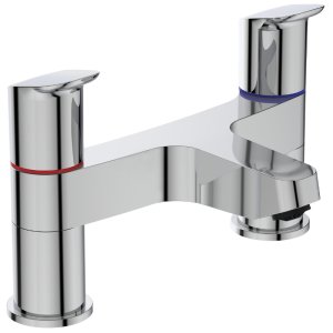 Ideal Standard Ceraflex two hole deck mounted dual control bath filler (B1824AA) - main image 1