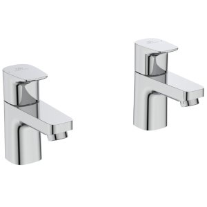 Ideal Standard Ceraplan basin pillar taps (BD247AA) - main image 1