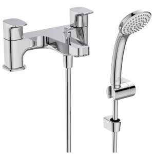 Ideal Standard Ceraplan dual control bath shower mixer with shower set (BD265AA) - main image 1