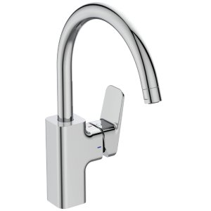 Ideal Standard Ceraplan single lever high tubular spout kitchen mixer (BD336AA) - main image 1