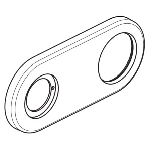 Ideal Standard Escutcheon 110mm - Chrome (F960981AA) - main image 1