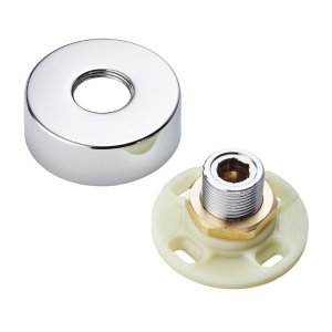 Ideal Standard Fastfix wall fixing set for exposed shower valves - chrome (B961042AA) - main image 1