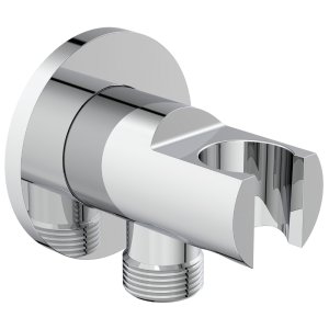 Ideal Standard Idealrain round shower handset elbow bracket (BC807AA) - main image 1