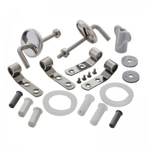 Ideal Standard normal close seat and cover hinge set - chrome (EV226AA) - main image 1