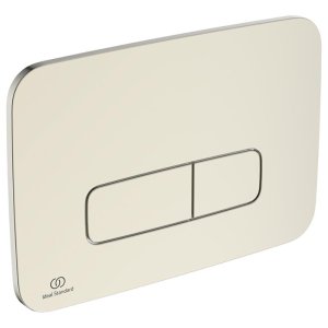 Ideal Standard Oleas M3 Mechanical Dual Flush Plate - Silver Storm (R0459GN) - main image 1