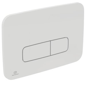 Ideal Standard Oleas M3 Mechanical Dual Flush Plate - White (R0123AC) - main image 1