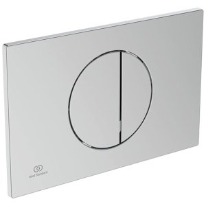 Ideal Standard Oleas M5 Mechanical Dual Flush Plate - Chrome (R0503AA) - main image 1