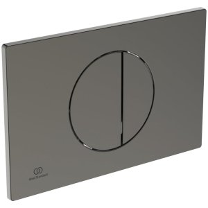 Ideal Standard Oleas M5 Mechanical Dual Flush Plate - Magnetic Grey (R0503A5) - main image 1