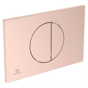 Ideal Standard Oleas M5 Mechanical Dual Flush Plate - Rose (R0503RO) - main image 1
