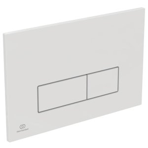Ideal Standard Oleas O2 Pneumatic Dual Flush Plate - White (R0119AC) - main image 1