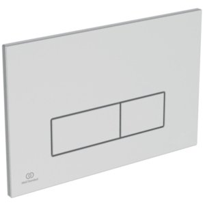 Ideal Standard Oleas P2 Pneumatic Dual Flush Plate - Matt Chrome (R0119JG) - main image 1