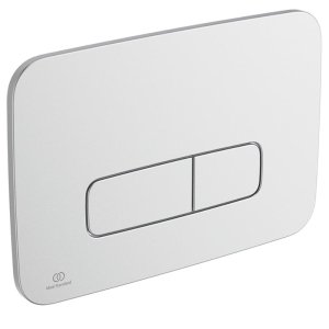 Ideal Standard Oleas P3 Pneumatic Dual Flush Plate - Matt Chrome (R0124JG) - main image 1