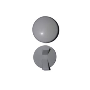 Ideal Standard Pan Access Hole Cover - White (WW965518) - main image 1