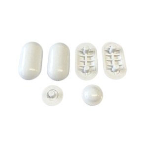 Ideal Standard Plaza seat and cover buffer set - white (EV14867) - main image 1