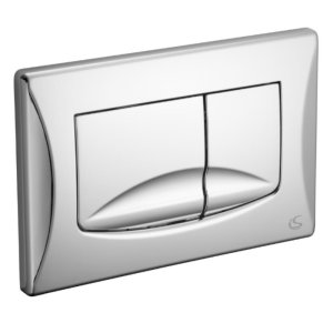 Ideal Standard River Dual Flush Mechanical Flush Plate - Chrome (VV638584) - main image 1
