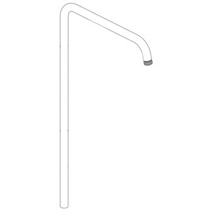 Ideal Standard Shower Riser Rail 1000mm - Chrome (A861330AA) - main image 1