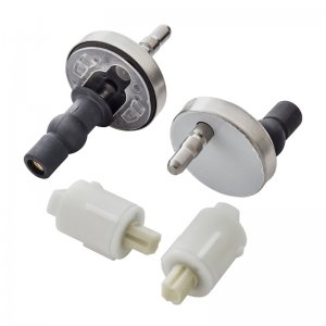 Ideal Standard soft close seat and cover dampers and hinge pillar kit (UV08667) - main image 1
