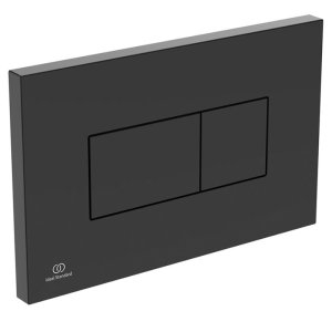 Ideal Standard Solea P2 Dual Flush Plate - Black (R0110A6) - main image 1