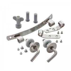 Ideal Standard Space seat and cover hinge set - chrome - post Sept 2003 (EV154AA) - main image 1