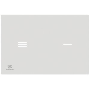 Ideal Standard Symfo Electronic Dual Flush Plate - White Glass (R0129SA) - main image 1