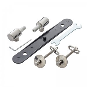 Ideal Standard Tonic soft close seat and cover hinge kit - pre 2010 - chrome (K7313AA) - main image 1