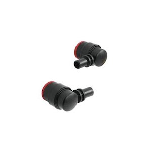 Aqualisa Inlet elbows - Black (Pair) (178530) - main image 1