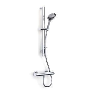 Inta Enzo Deluxe Safe Touch Thermostatic Bar Mixer Shower - Chrome (EN10035CP) - main image 1