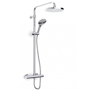 Inta Enzo Dual Outlet Safe Touch Thermostatic Bar Mixer Shower - Chrome (EN10032CP) - main image 1