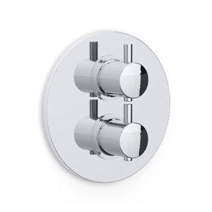 Inta Kiko Concealed Dual Thermostatic Shower Valve Only - Chrome (KK80010CP) - main image 1