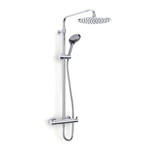 Inta Kiko Deluxe Dual Thermostatic Bar Mixer Shower - Chrome (KK10036CP) - main image 1