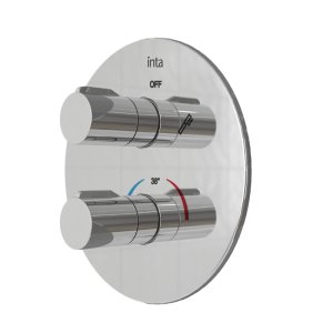 Inta Puro Concealed Thermostatic Mixer Shower Valve Only - Chrome (PU40010CP) - main image 1