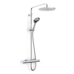 Inta Puro Deluxe Dual Thermostatic Bar Mixer Shower - Chrome (PU10036CP) - main image 1
