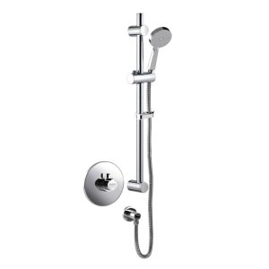Inta Puro Mini Concentic Thermostatic Concealed Mixer Shower - Chrome (PU90014CP) - main image 1
