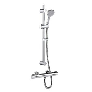 Inta Puro Safe Touch Thermostatic Bar Mixer Shower - Chrome (PU10031CP) - main image 1