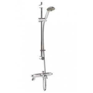 Inta Telo Thermostatic Deck Mounted Bath Mixer Shower - Chrome (TL30024CP) - main image 1