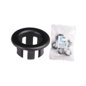 Inventive Creations Basin Overflow Cover Inserts - Black (OF6-BLK) - main image 1