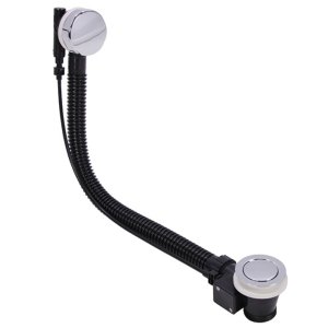 Inventive Creations Bath Pop Up Waste Standard Internal Plug Metal Overflow Cover Stainless Steel (BPUW1) - main image 1