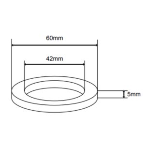 Inventive Creations Foam Basin Waste Washer (W51) - main image 1