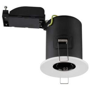 Luceco GU10 Fixed IP20 Fire Rated Downlight - White (EFDGUFWH-01) - main image 1