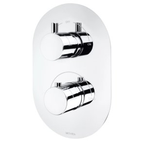 Methven Kaha Dual Outlet Thermostatic Concealed Shower Valve - Chrome (KAHA 2D) - main image 1